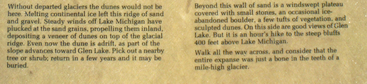 description of the sand dunes